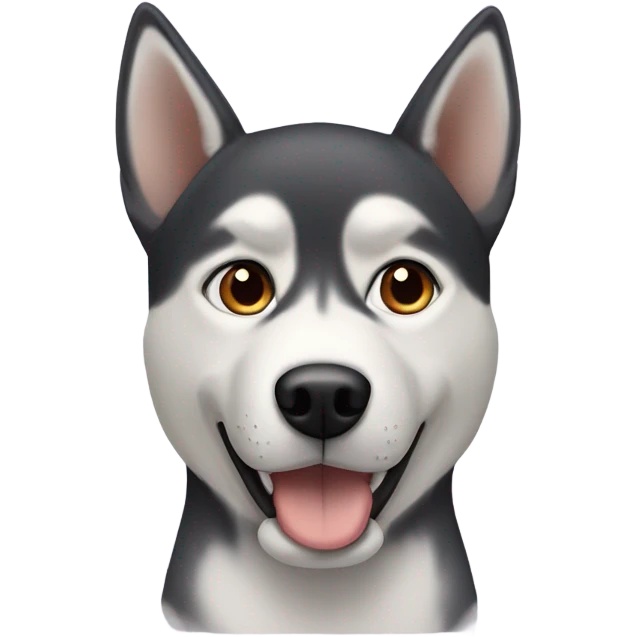 Husky mix with brown eyes emoji