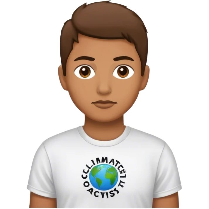 climate activist climate activist shirt emoji