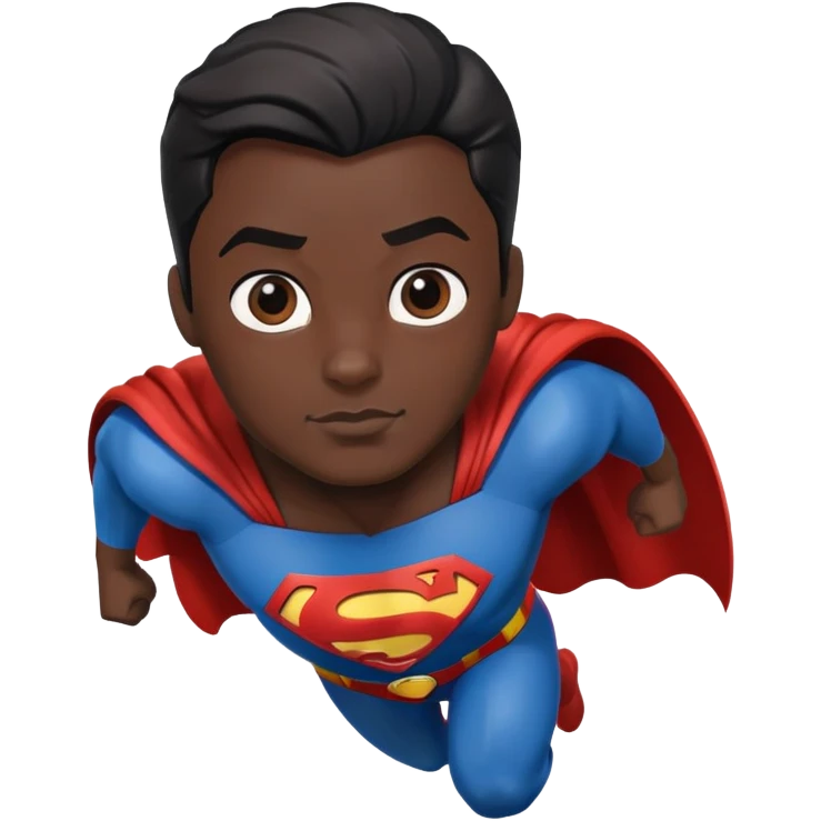 Black Superman emoji