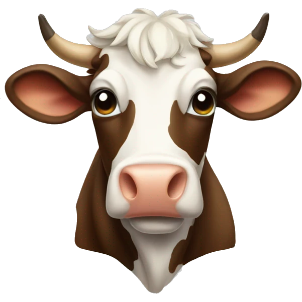 Cool cow  emoji