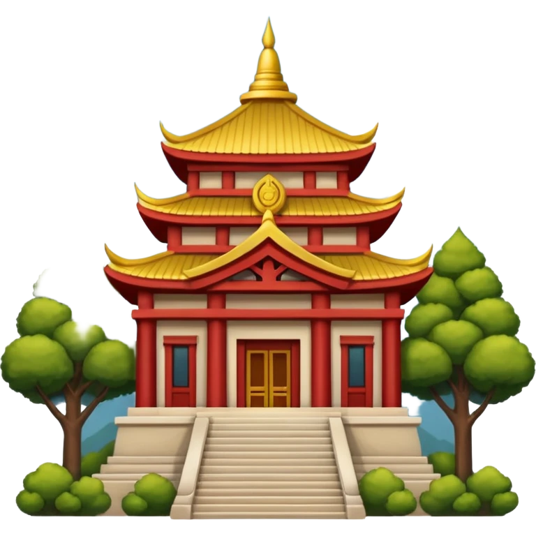 Temple visit emoji
