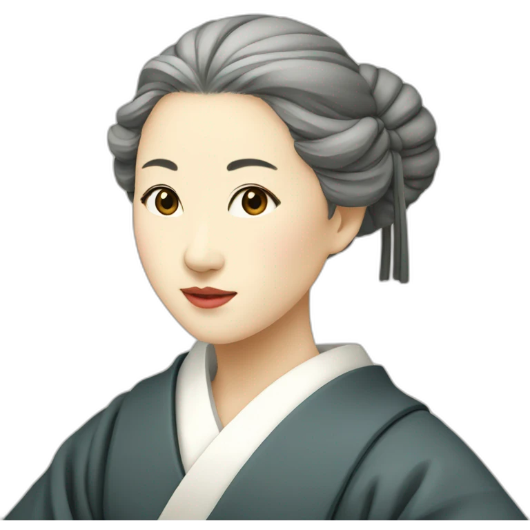 female-scholar-in-the-Heian-era emoji