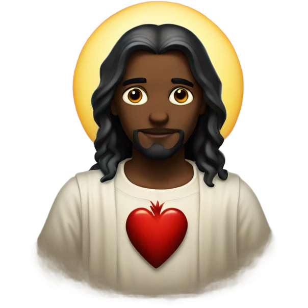 dark sacred heart emoji