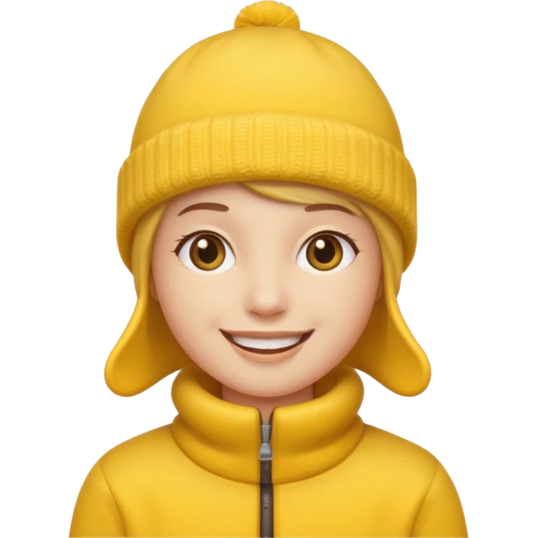 winter yellow hat emoji