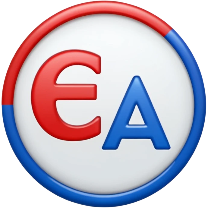 Can u make a emoji with letters CFFA and there color are USA colors make it letters emoji