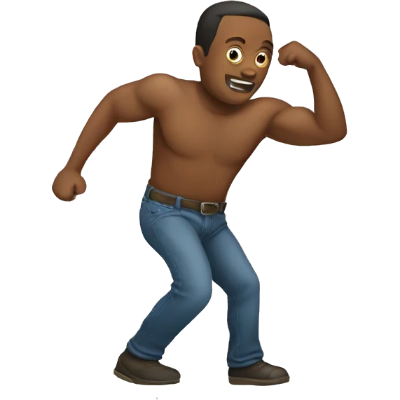 Diagonal headshake emoji