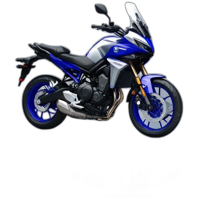 Yamaha tracer 7 icon performance blue and silver emoji