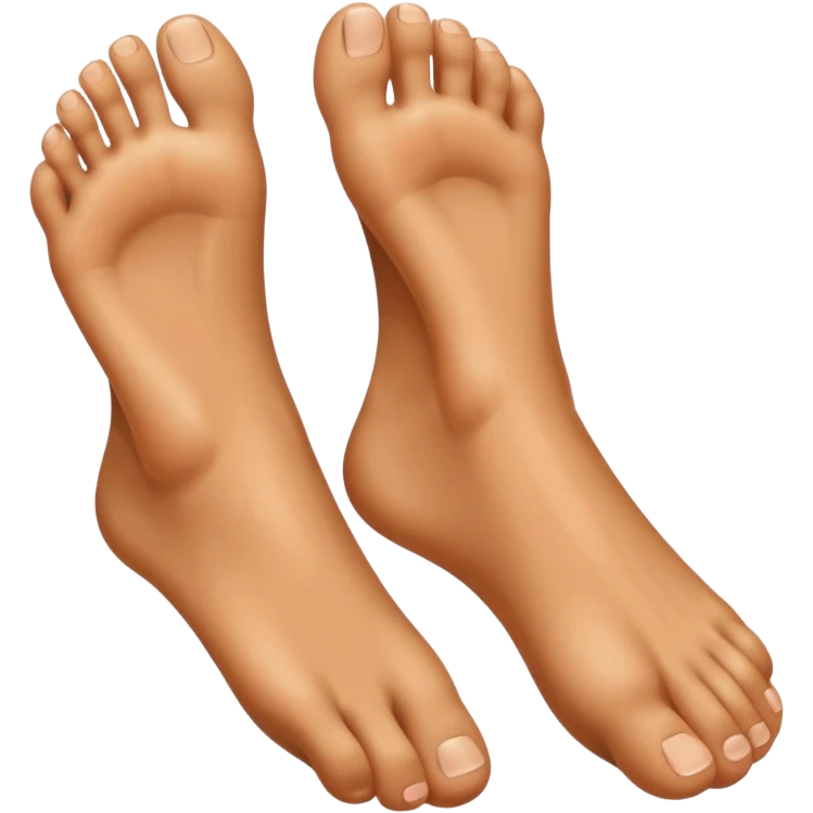 feet with a butthole  emoji
