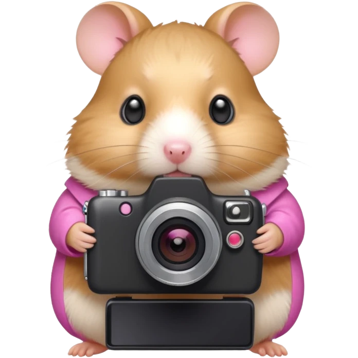 photographer  hamster emoji
