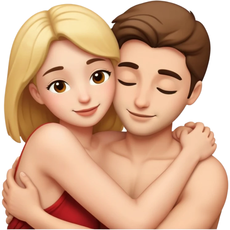 intimate moment between lovers emoji