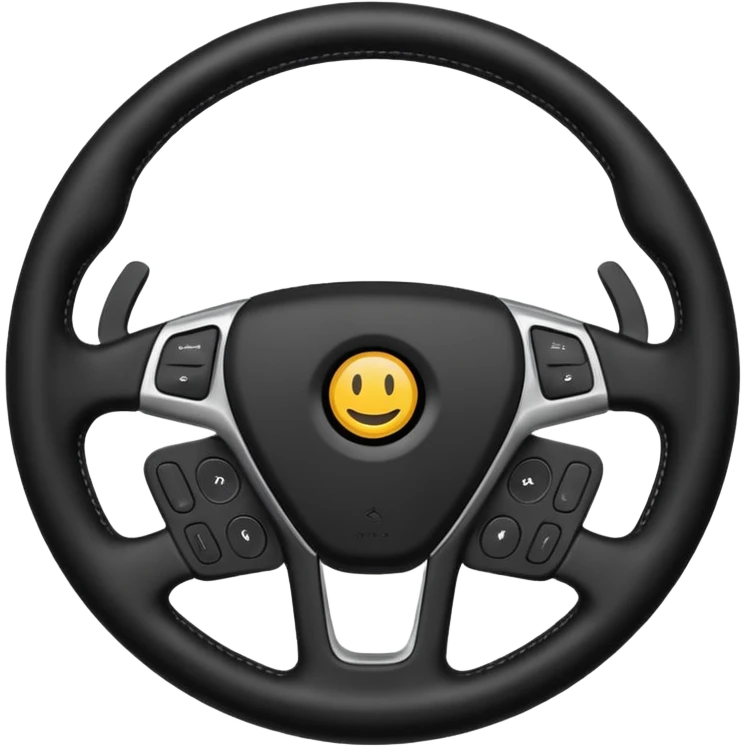 steering wheel emoji