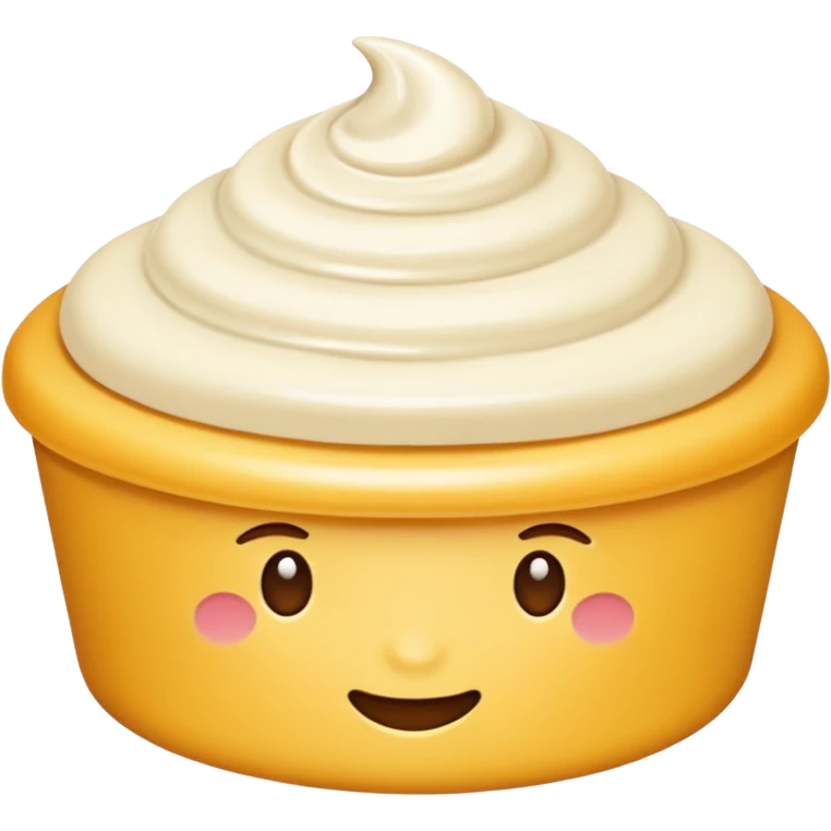 Make a emoji of cream emoji