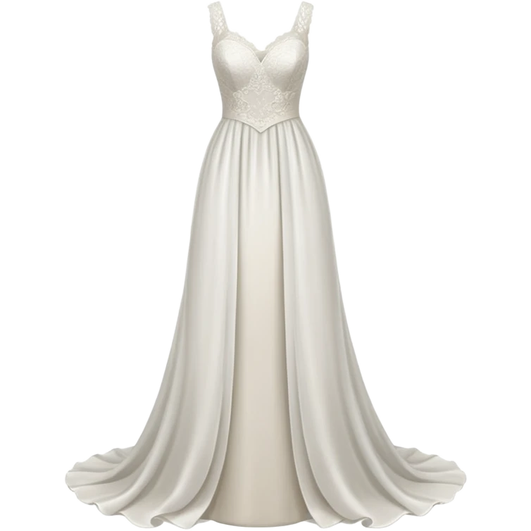 A wedding dress emoji