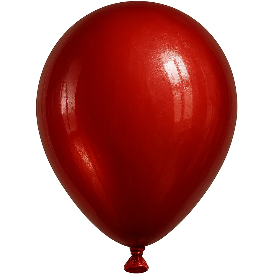 palloncino rosso, iperrealistica 4k emoji