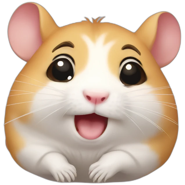 hamster crying emoji