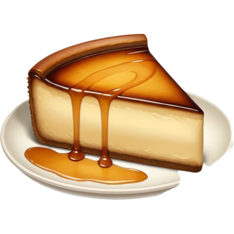 burnt basque cheesecake emoji