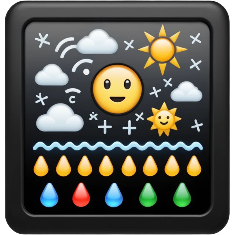 Sistemas de comunicación primitivos, sin pronósticos meteorológicos confiables emoji