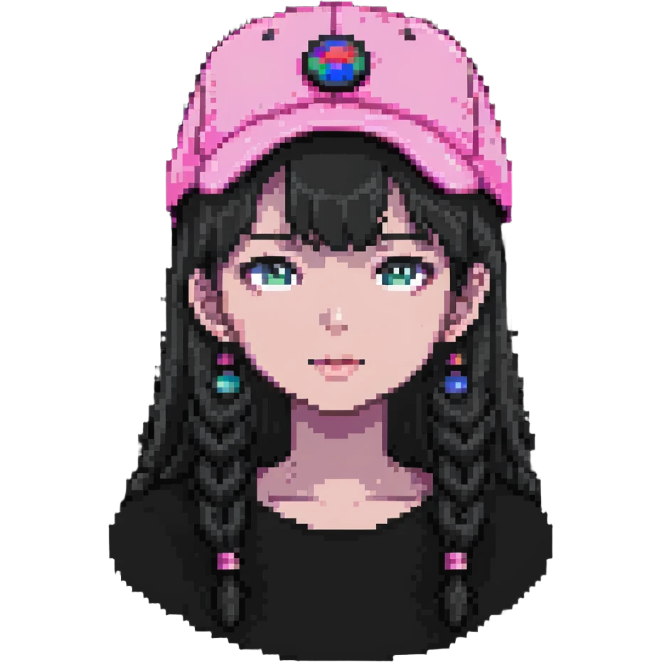 pink hat emoji
