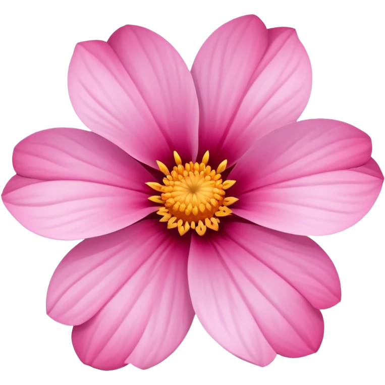 2d pink flower emoji