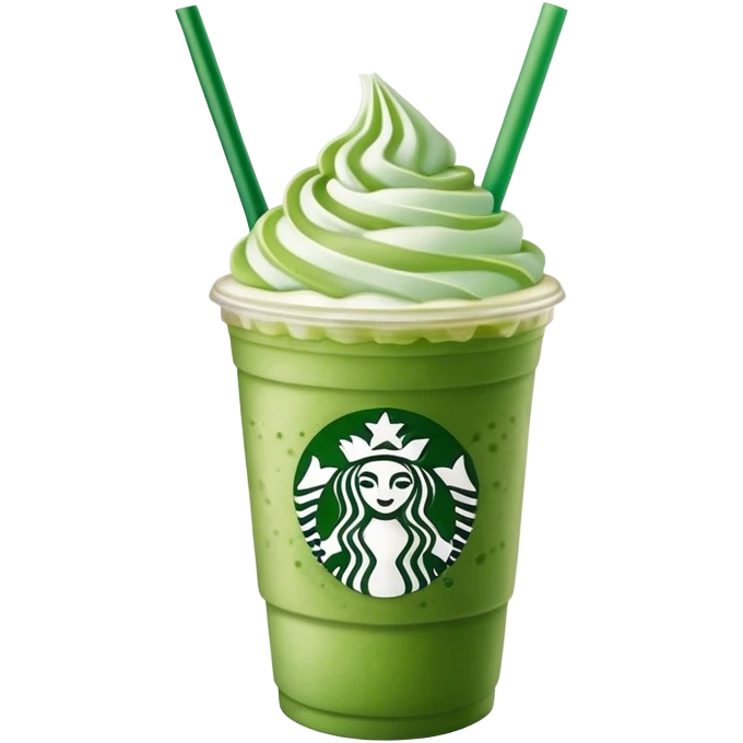 frappe Matcha Starbucks emoji