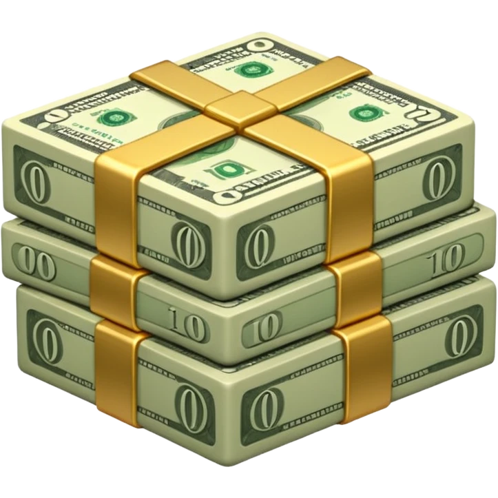 Brick of money emoji