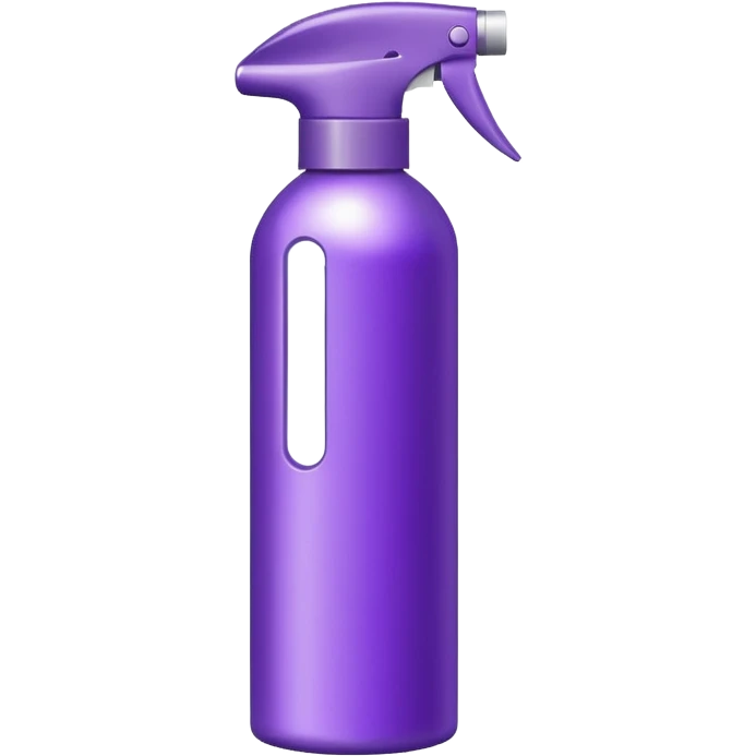 hair spray bottle purple emoji