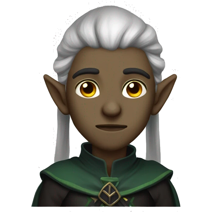 male nightbor elf warlock to silence  emoji