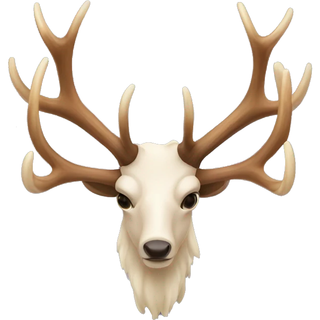 6 point Elk antler without skull emoji