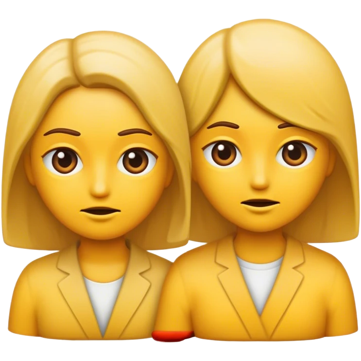Two liars  emoji