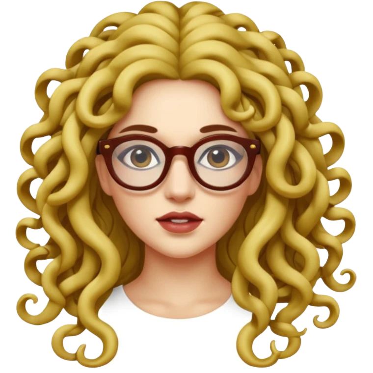 Medusa Versace with glasses  emoji