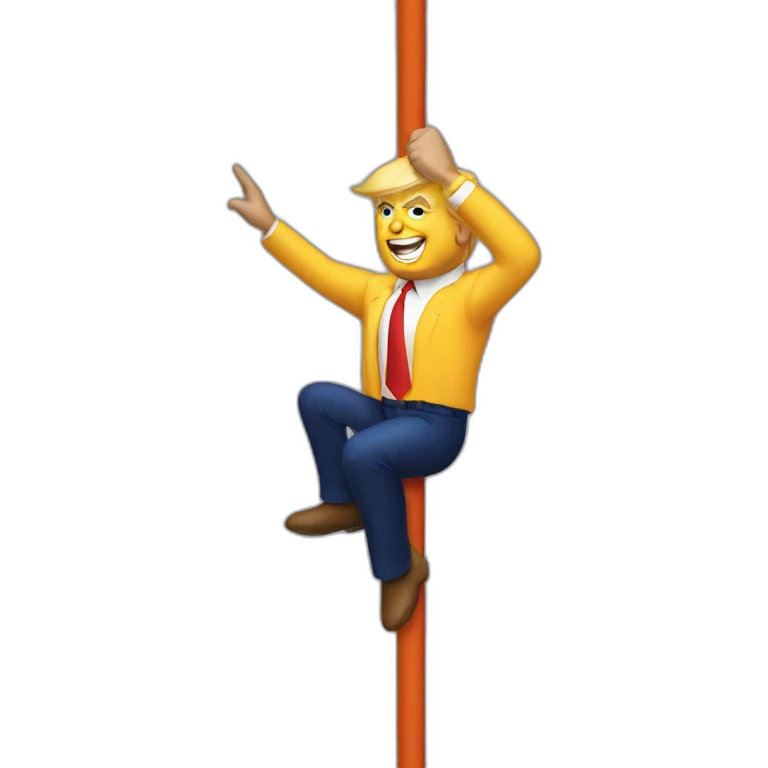 Donald trump pole dancing emoji