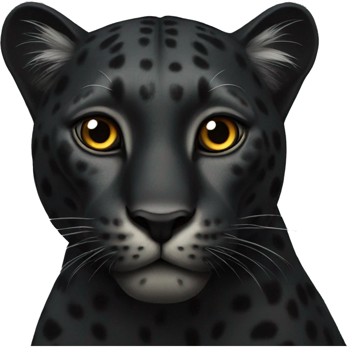 winged black leopard emoji