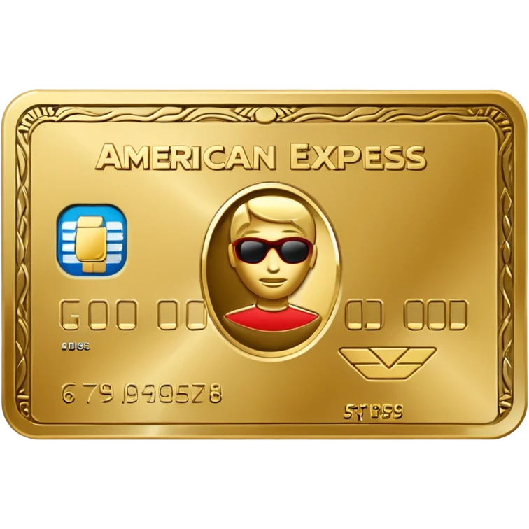 american express gold card emoji