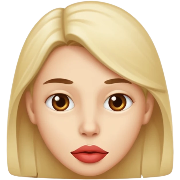 Mordiéndose los labios emoji
