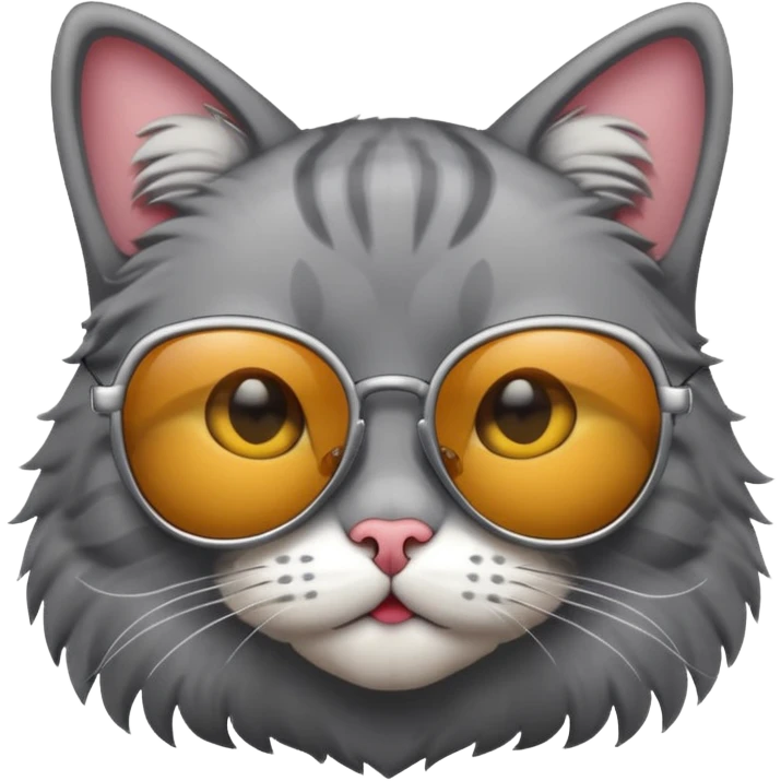 Cat wearing sunglasses emoji