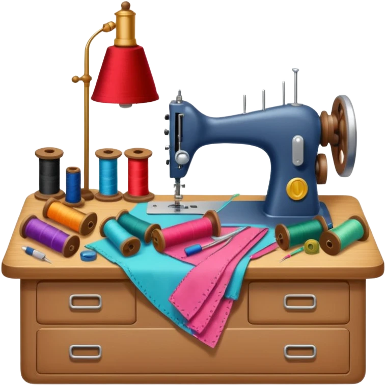 a simple seamstress worktable  emoji