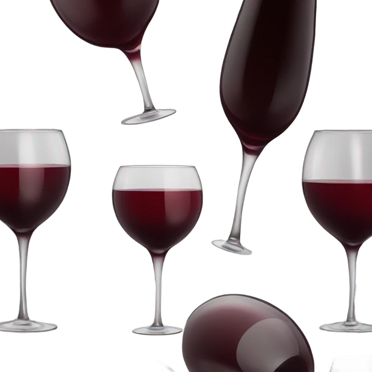 glass of red wine emoji