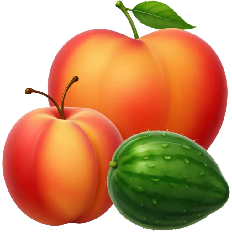 🍑🍒🥒 emoji