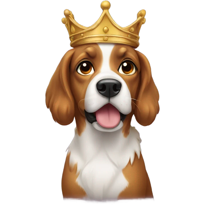 King caviler dog emoji