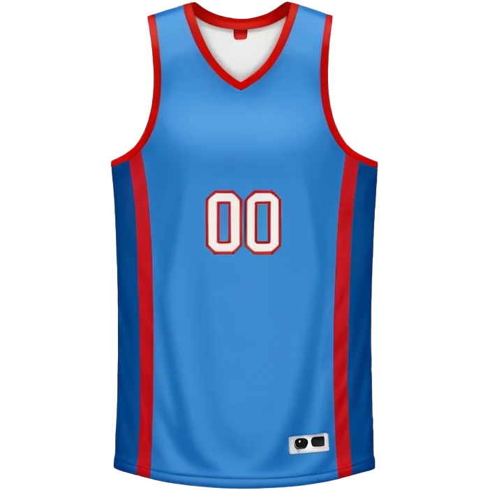 basketball jersey (#00A3E0) and red (#F9423A) emoji