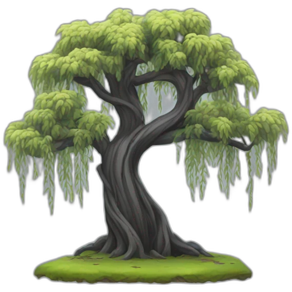Gothic Willow tree emoji
