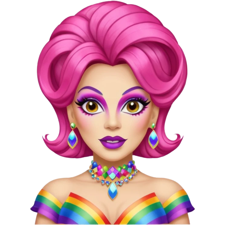 drag queen pride emoji