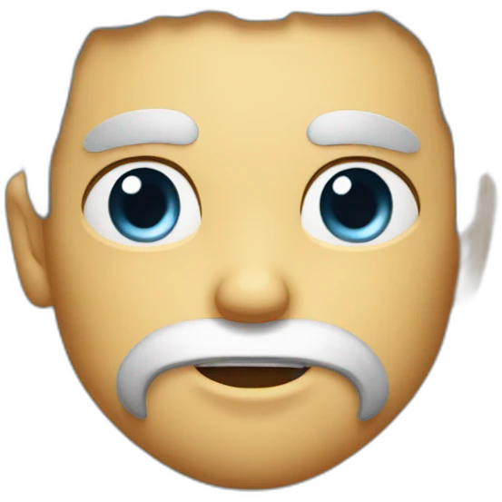 strong muscilar male face mewing emoji