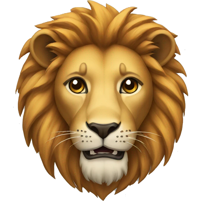 lion design emoji