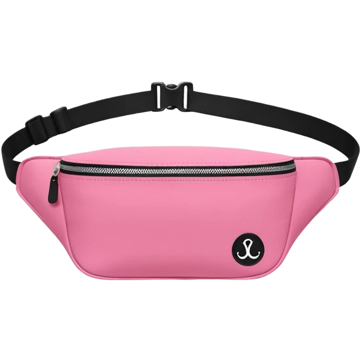 Pink Lululemon Fanny pack emoji