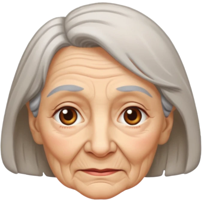 mujer adulta mayor emoji