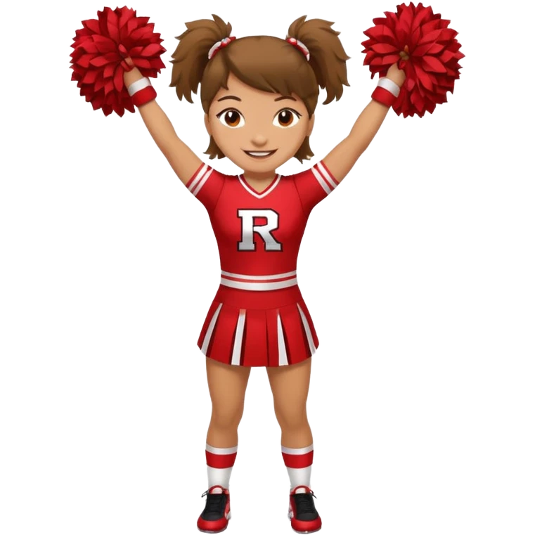 Rutgers full body Cheerleader emoji