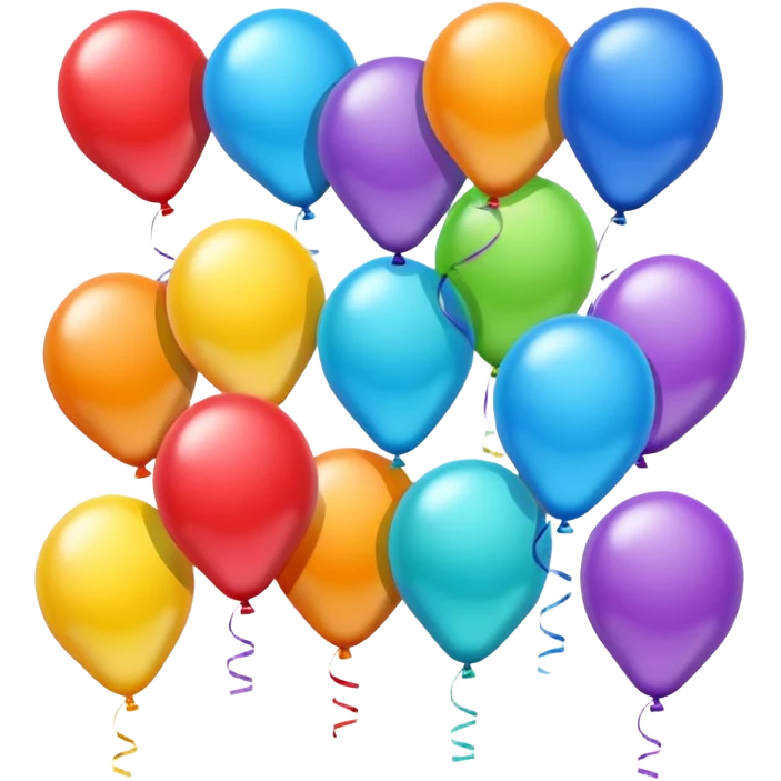 make an emoji of helium balloons emoji