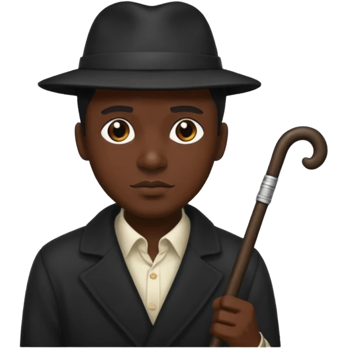 mage cane black stoned emoji