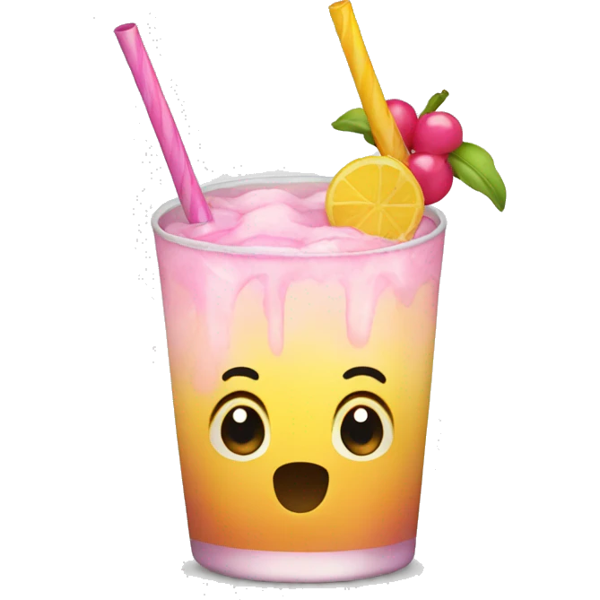 Birthday party drink emoji